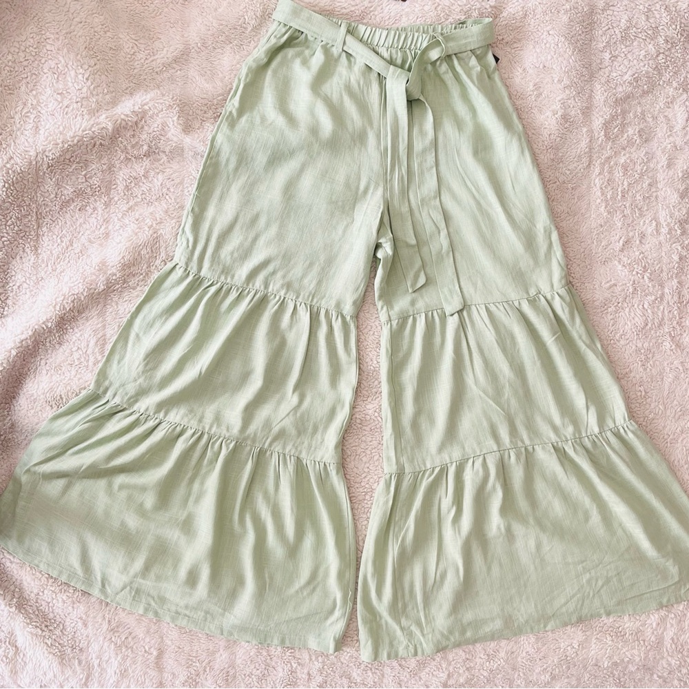 Girls Boho Style Wide Legged Pants